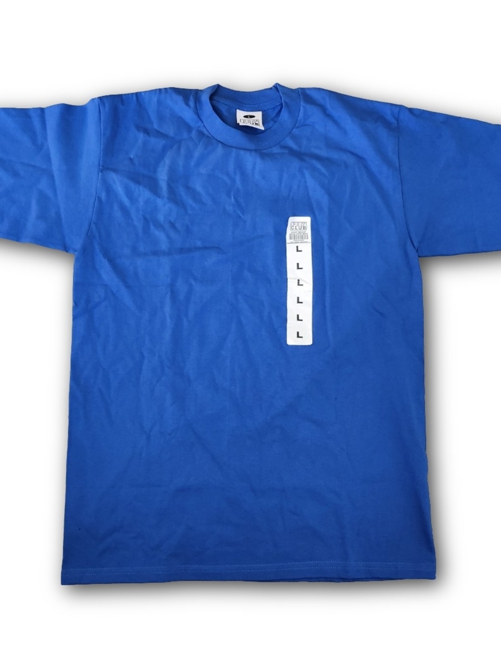 BNWT Pro Club Heavyweight Solid Crew Neck Size Large Blue